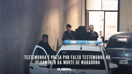 Testemunha é presa por falso testemunho no julgamento da morte de Maradona