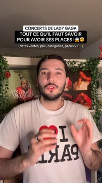 Tout ce qu’il faut savoir pour avoir ses places pour les concerts de Lady Gaga à Paris et Lyon 😱
