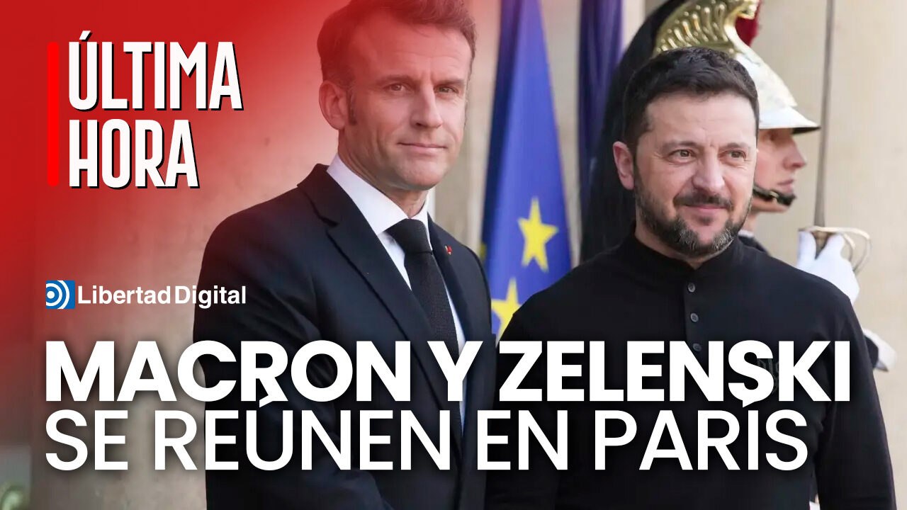 Macron recibe a Zelenski en París en la víspera de una nueva cumbre sobre apoyo militar a Ucrania