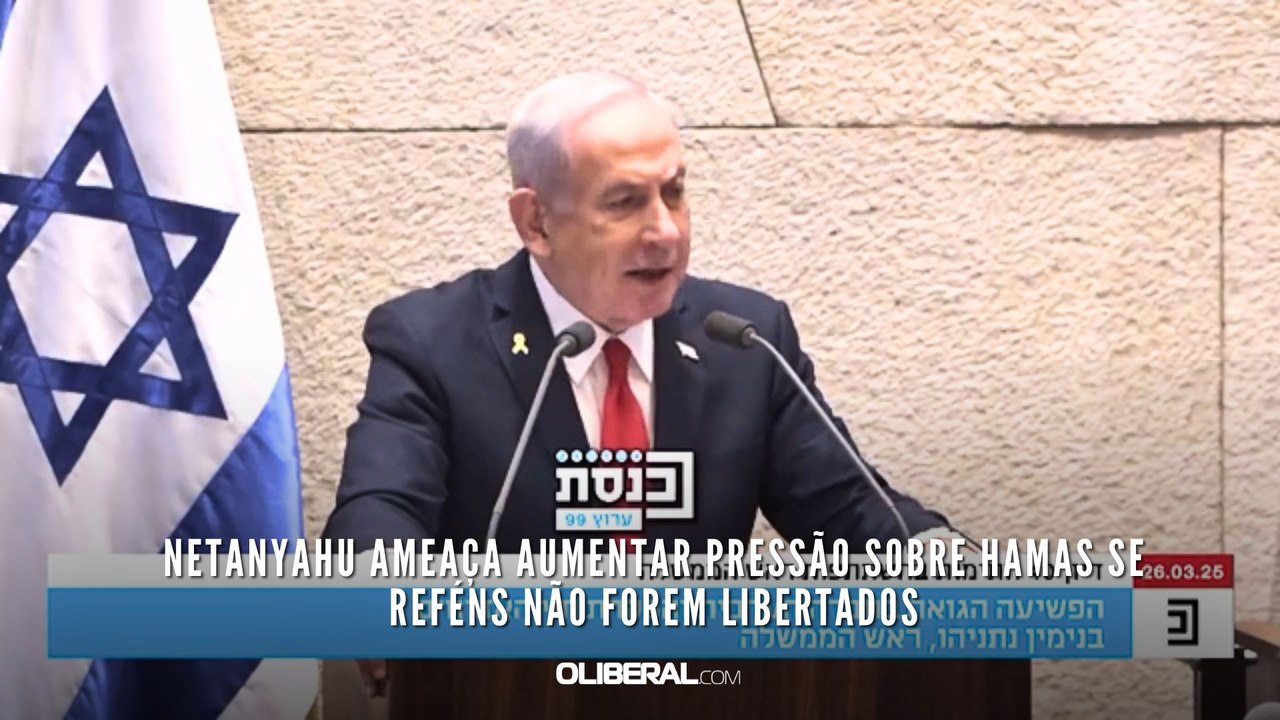Netanyahu ameaça aumentar pressão sobre Hamas se reféns não forem libertados