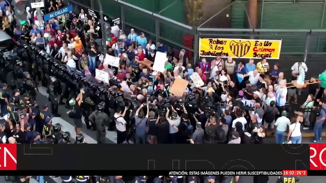 📢 MARCHA DE JUBILADOS: POCO APOYO KIRCHNERISTA Y DE IZQUIERDA