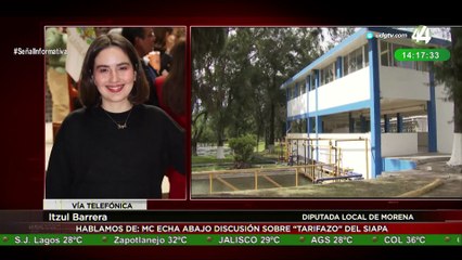 Itzul Barrera opina sobre MC tras frenar discusión del “tarifazo” del SIAPA