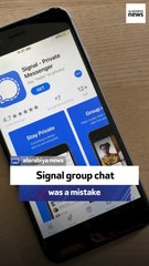 Former CIA official: Signal group chat a misstep