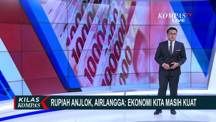 Rupiah Anjlok Hingga Rp16.611 per Dolar, Airlangga: Ekonomi Kita Masih Kuat