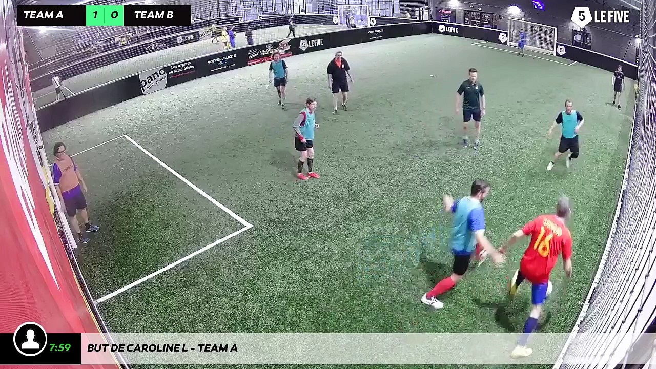 But de Caroline L - Team A