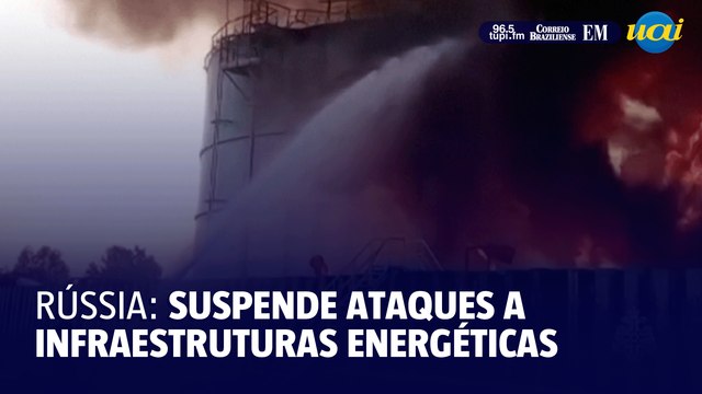 Rússia suspende ataques a infraestruturas energéticas