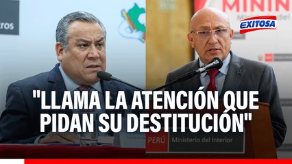 Adrianzén descarta salida de Julio Díaz Zulueta en el Mininter: "Llama la atención que pidan su destitución"
