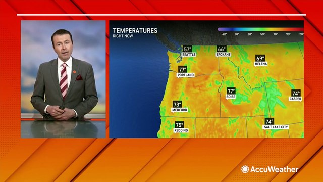 Rare severe threat in the Pacific Northwest as storms move ashore