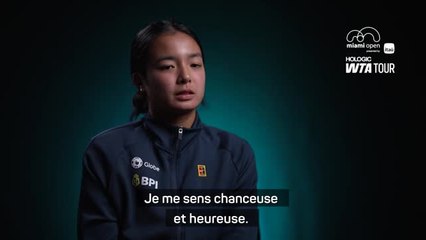 Miami - Eala : "Je ressens tellement d'émotions"