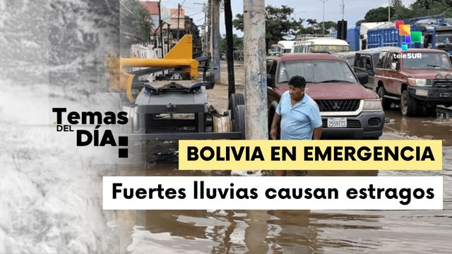 Gobierno declara emergencia por lluvias en Bolivia