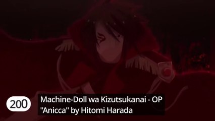My Top 200 Anime Openings Of All Time!!!