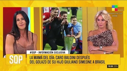 CARO BALDINI sobre el ENTORNO DE SUS HIJOS
