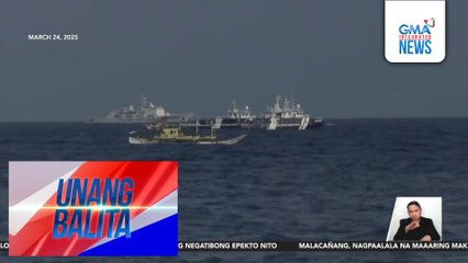Resupply mission malapit sa Panatag, hinarang ng China Coast Guard | Unang Balita