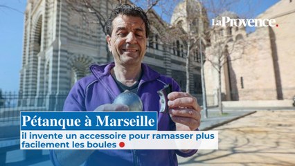 Pétanque à Marseille : il invente un accessoire pour ramasser les boules