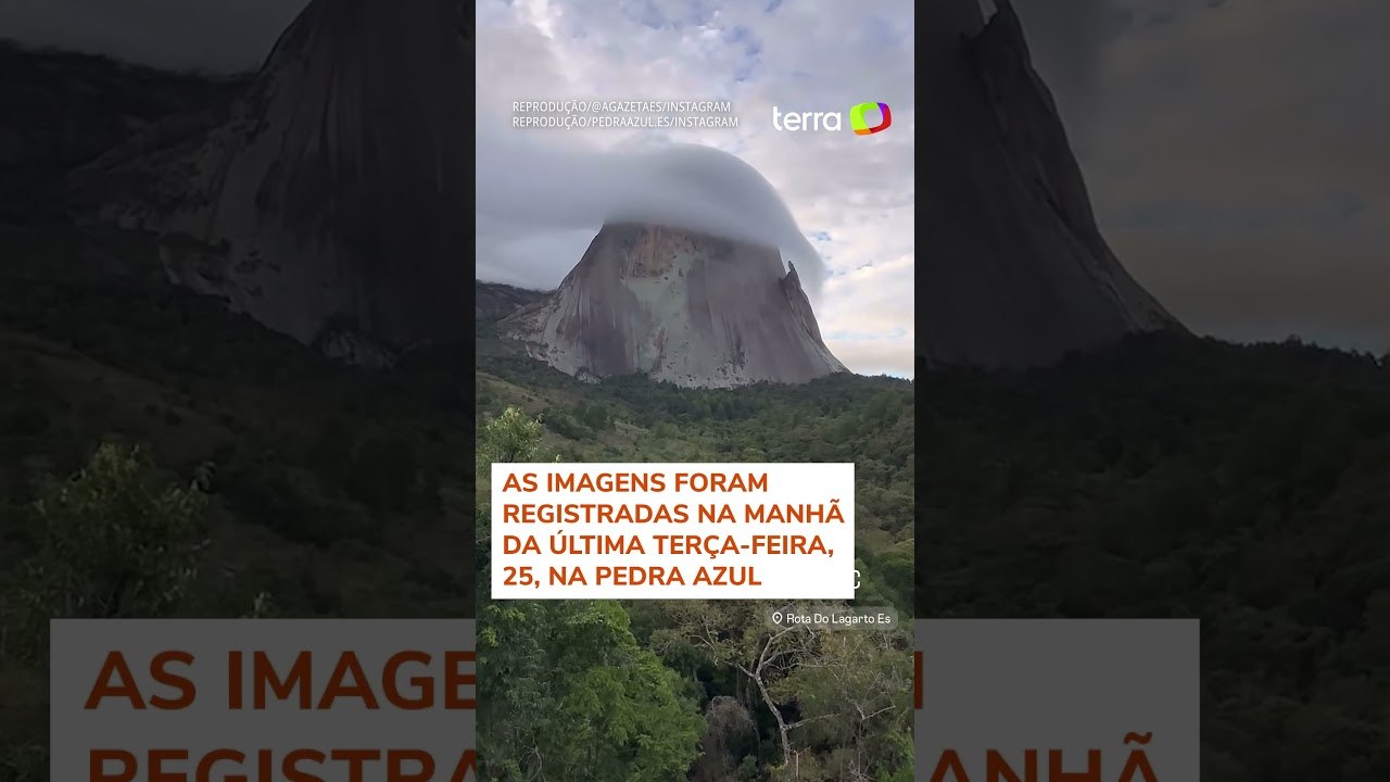 Fenômeno “véu de noiva” surpreende moradores de...