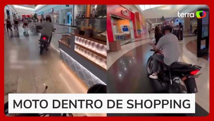Influenciador é preso após dar 'rolezinho' com moto dentro de shopping em SP