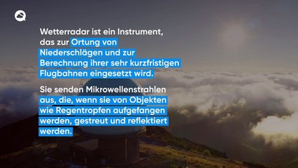 Was ist ein Wetterradar? Erklärung der Funktionsweise für Meteorologen