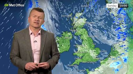 Met Office Sunday Morning Weather Forecast 30/03/2025