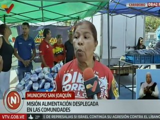 Carabobo | Mercal distribuye alimentos proteicos a familias del municipio San Joaquín