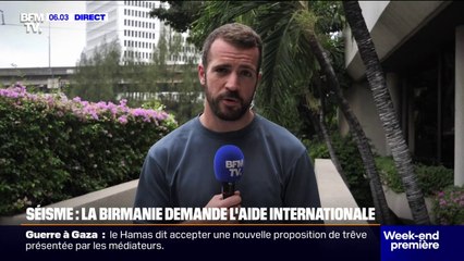 Séisme en Birmanie: un premier avion d'aide humanitaire est arrivé depuis l'Inde