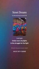 Street Dreams (powerful hip-hop rhythmic) (First original version) SUNO AI