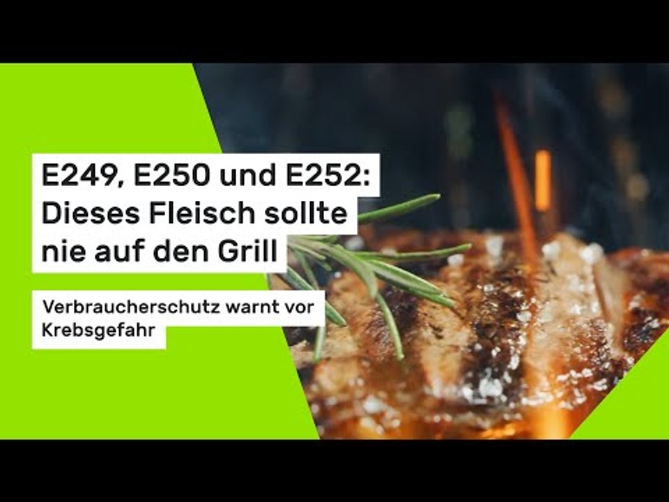 E249, E250 und E252: Dieses Fleisch sollte nie auf den Grill - Warnung Krebsgefahr
