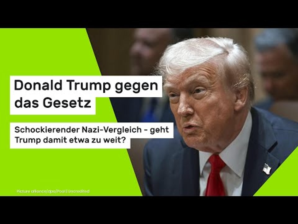 Donald Trump gegen das Gesetz: Schockierender Nazi-Vergleich - geht Trump damit etwa zu weit?