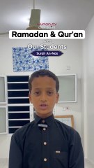 Surah Al-Nas –🌙 Ramadan & Qur’an with Our Students | HCR Education Project