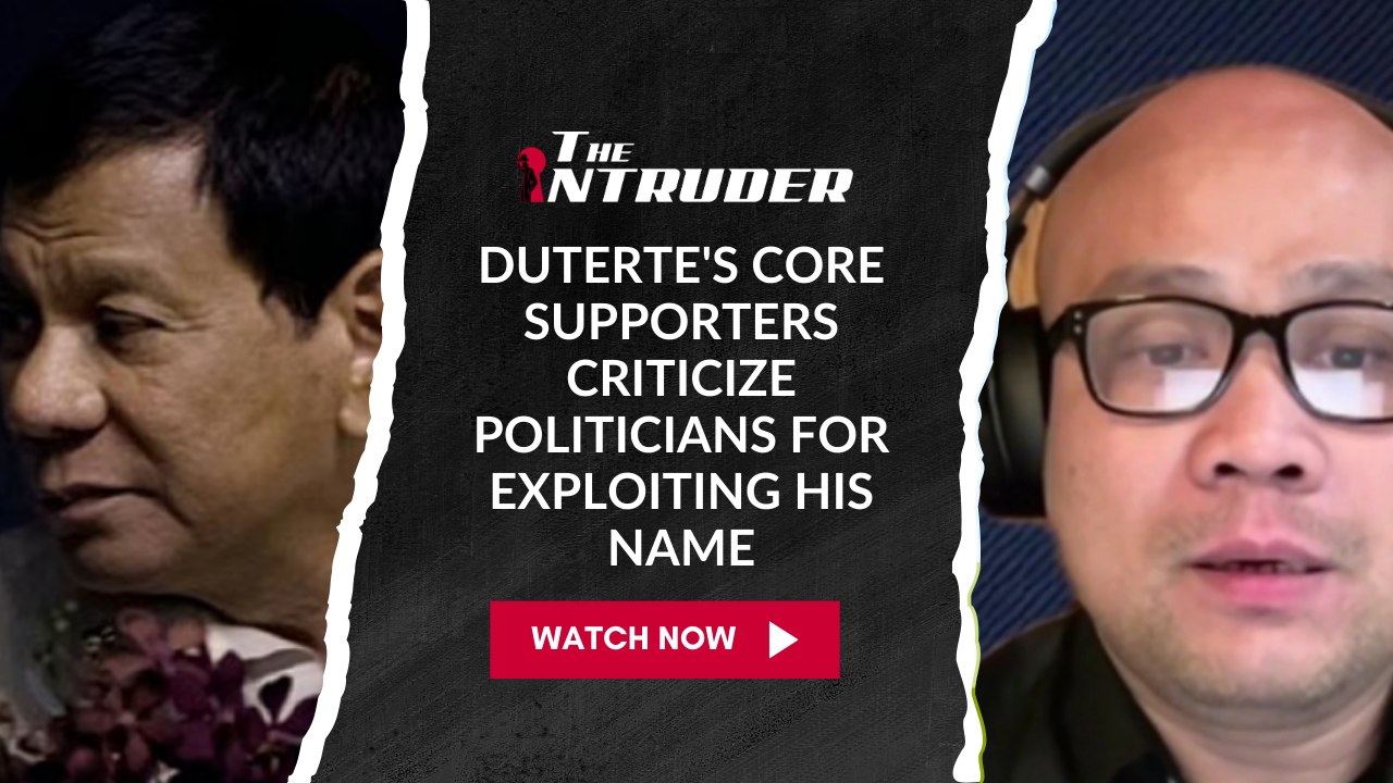Duterte's core supporters criticize politicians for exploiting his name