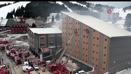 Uludağ’da Kervansaray Otel’de yangın