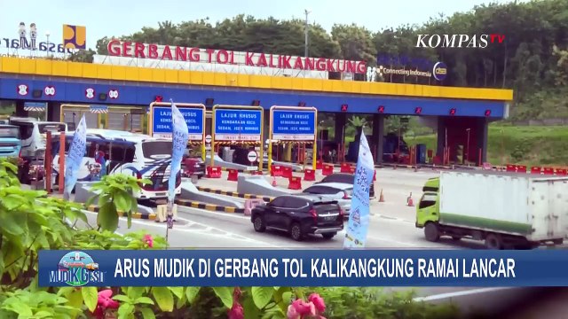 Arus Lalu Lintas di Gerbang Tol Kalikangkung Ramai Lancar, Jasa Marga Siapkan Rekayasa