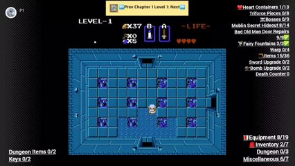 The Legend of Zelda Nes Walkthrough Part 12 100%