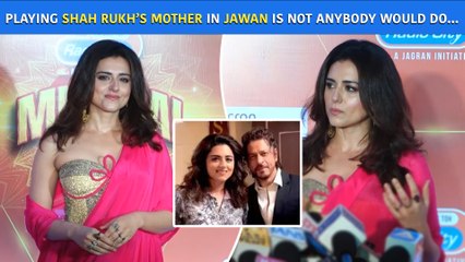 Riddhi Dogra At The Radio City Mumbai Icon Awards 2025 In Her Pink-Pretty Saree Avatar | SRK