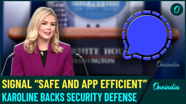 White House Sec Karoline Leavitt defends Pete Hegseth on BIG ATLANTIC POST security 'chat leak'
