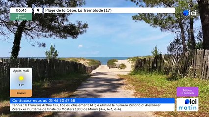 27/03/2025 - ici matin par ici La Rochelle en vidéo
