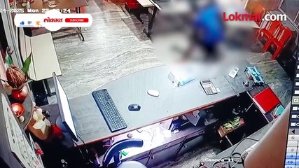 फिल्मी स्टाइल हॉटेलवर हल्ला घटना सीसीटीव्ही कॅमेऱ्यात कैद