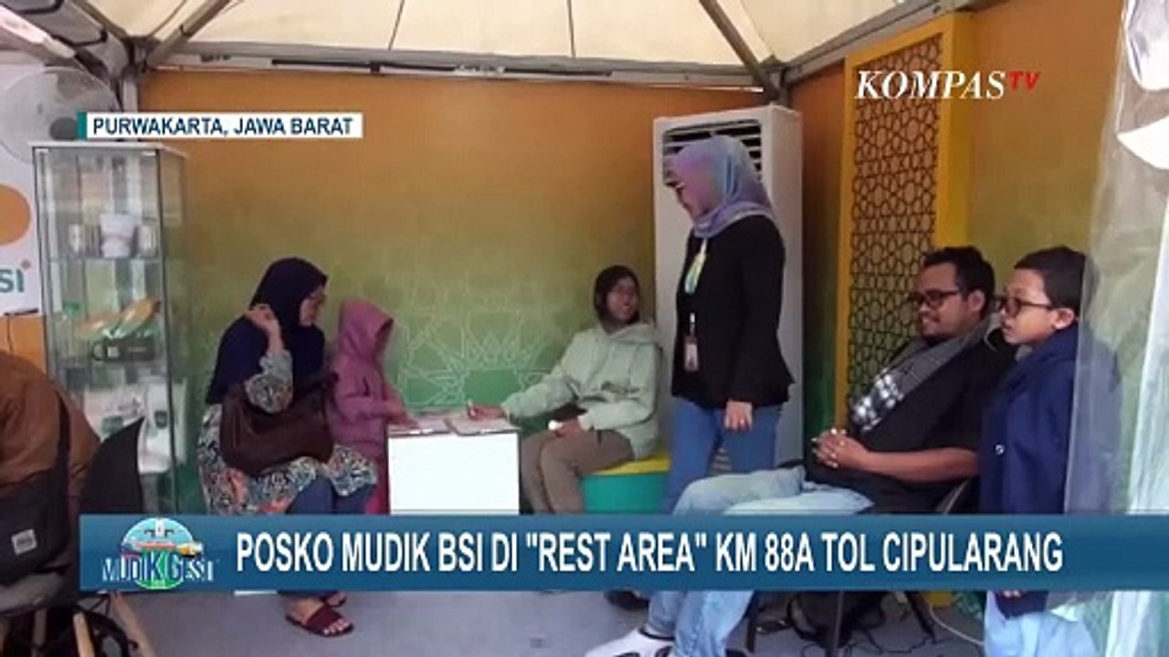 Posko Mudik BSI di Rest Area KM 88A Tol Cipularang Sediakan Layanan dan Fasilitas Gratis