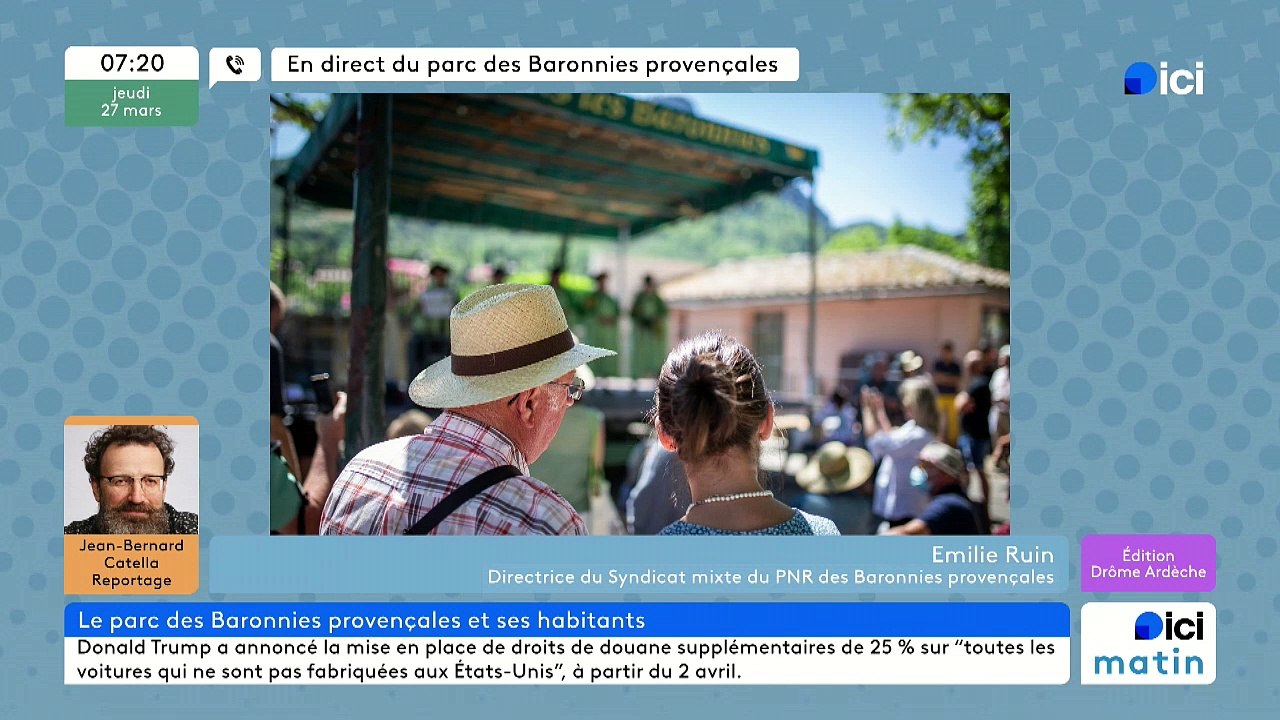 27/03/2025 - ici matin par ici Drôme Ardèche en vidéo