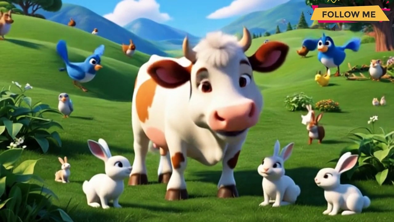 The Bravery of the White Cow Bulbuli | kids fun zone | 3d cartoon story