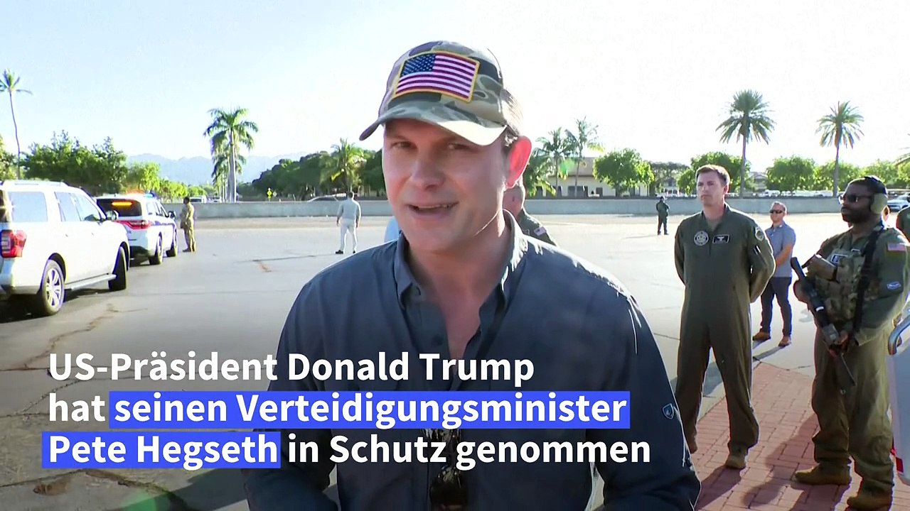 'Signalgate': Trump nimmt Verteidigungsminister Hegseth in Schutz