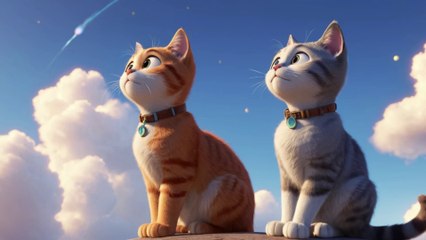 Sevimli Kedi ve Yıldızlar -2 | çocuk şarkıları, çocuk videoları, çocuk müzikleri, çocuklar için