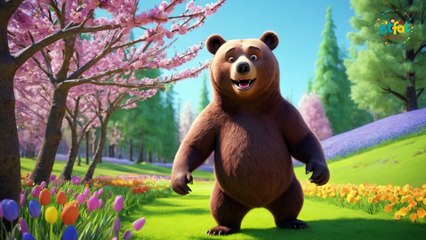 Ayı Kış Uykusundan uyanır-2, Çocuk Şarkısı, çocuk şarkıları, çocuk videoları,  Sevimli Ayı, Ayıcık