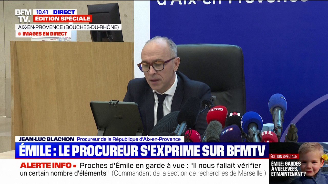 Émile: "Les vêtements et les ossements ont été transportés" peu de temps avant leur découverte (procureur de la République)