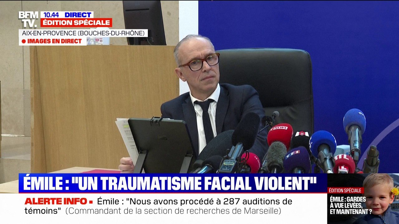 “Les expertises introduisent la probabilité de l’intervention d’un tiers dans la mort d’Émile”, indique le procureur de la République d’Aix-en-Provence