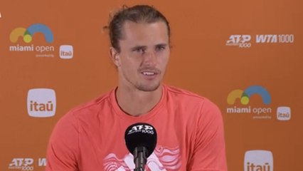 Tennis - Miami 2025 - Alexander Zverev : "I have to look at myself more than anything else"