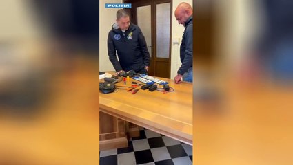 Siena, la polizia arresta i ladri dopo un inseguimento