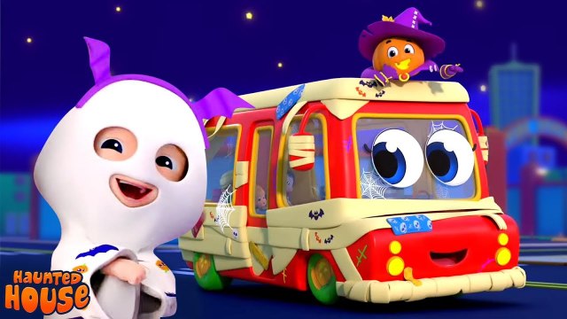 Halloween Wheels On The Bus, Spooky Fun Ride for Kids by Haunted House