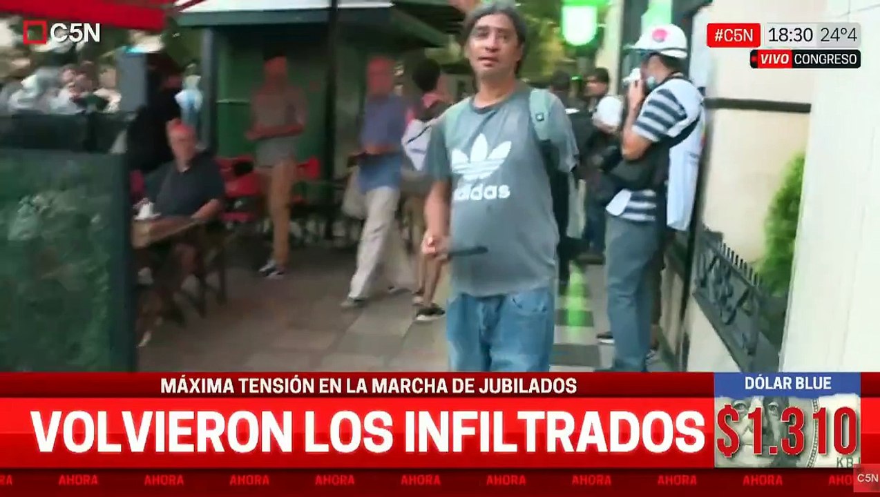 Iván Matías Cheang nuevamente echado de la marcha de jubilados