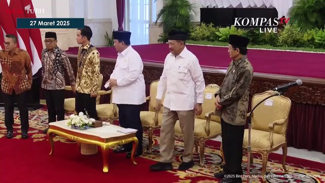 Momen Presiden Prabowo, Wapres Gibran, hingga Raffi Ahmad Bayar Zakat Melalui Baznas di Istana