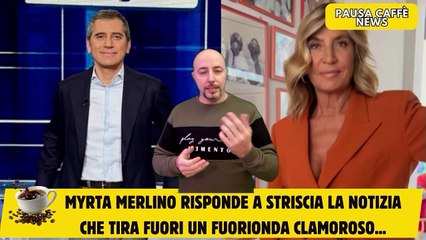Myrta Merlino risponde a Striscia la Notizia che tira fuori un fuorionda clamoroso..